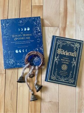 Witchcraft & Herbal Magic Bundle + Handmade Witch Bells